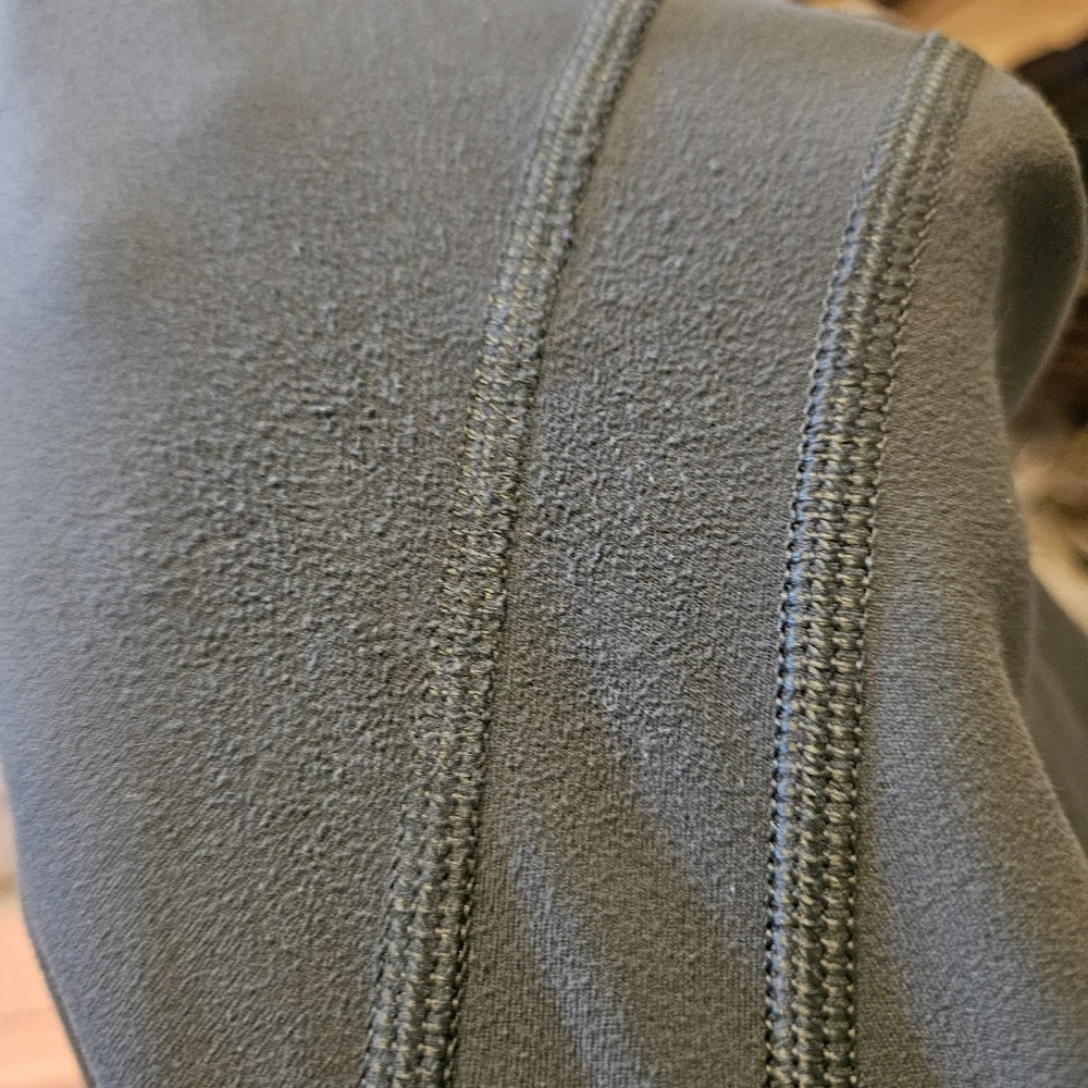 Size 8 Lululemon Greyish High-Waisted Capri Leggings